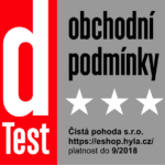 eshop hyla je certifikován spotřebitelskou organizací dtest
