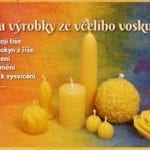 Svíčky z pravého včelího vosku z camp hill