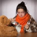 Źena nemocná chřikou. Léčení vodním vysavačem Hyla a medvěděm