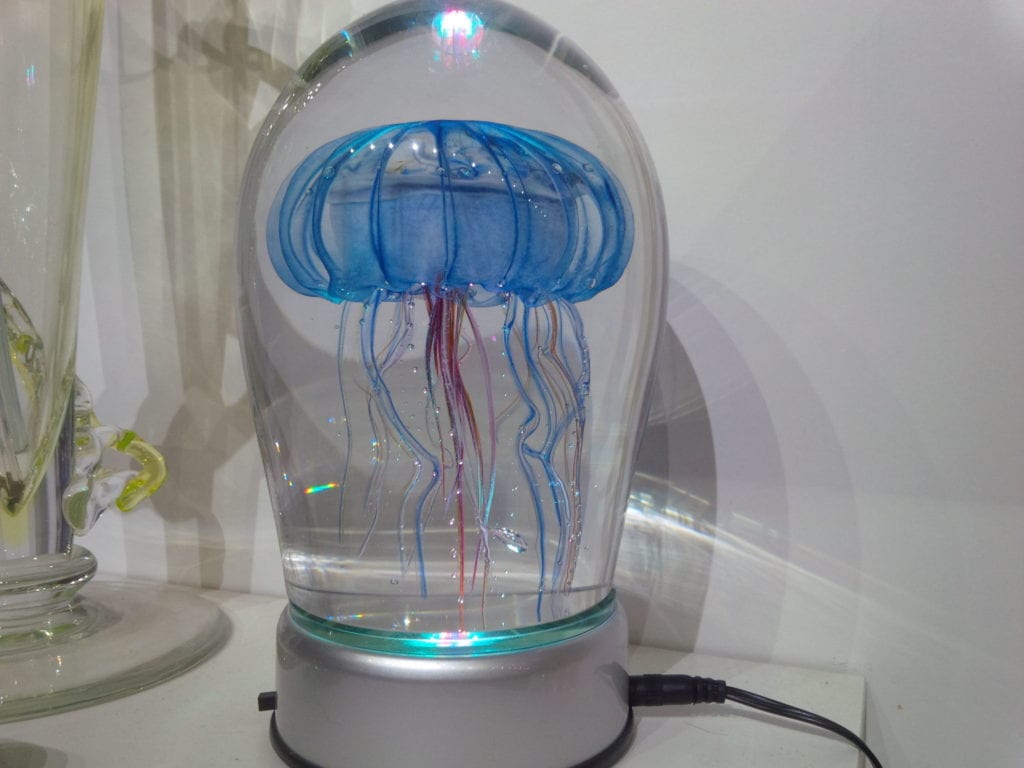 skleněná medůza sklárna Pačínek Čistá pohoda