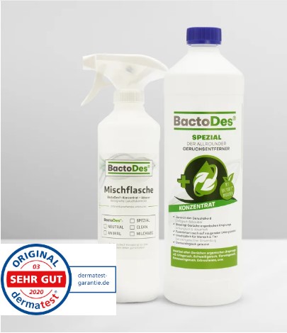 Enyzymatický odstraňovač zápachu lidské moči bactodes Special