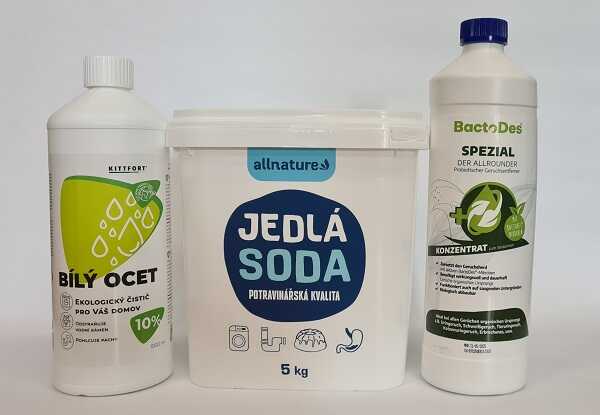 Jak vyčistit záchod-ocet-soda-enzymatický čistič