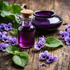 Fialka vonná fialkový sirup čistá pohoda